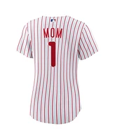 Nike Women's White Philadelphia Phillies 1 Mom Home Replica Jersey