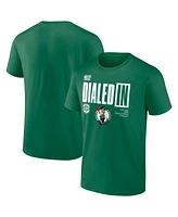 Fanatics Men's Kelly Green Boston Celtics 2025 Atlantic Division Champions Locker Room T-Shirt