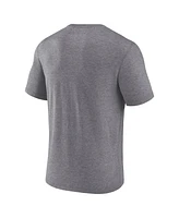 Fanatics Men's Heather Charcoal New Jersey Devils 2025 Stanley Cup Playoffs Crossbar Tri-Blend T-Shirt