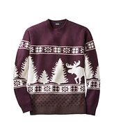 KingSize Big & Tall Holiday Crewneck Sweater