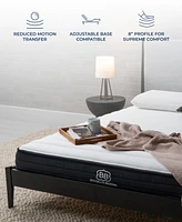 Brooklyn Bedding Select 8" Gel Memory Foam Hybrid Cushion Firm Tight Top Mattress