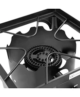100,000-btu Portable Propane Outdoor Camp Stove with Adjustable Legs