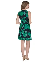Tommy Hilfiger Petite Botanical-Print Shift Dress