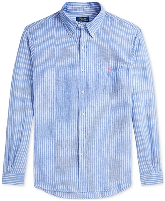 Polo Ralph Lauren Men's Classic-Fit Striped Linen Shirt
