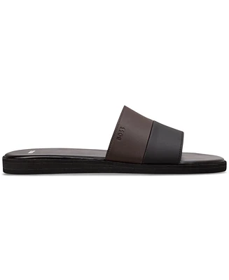 Boss by Hugo Men's Darrel Bicolor Slide Sandals