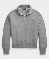 Polo Ralph Lauren Women's Lightweight Fleece Quarter-Zip Sweatshirt