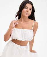 French Connection Women's Nomi Cotton Crop Top