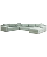Mayela -Pc. Fabric Chaise Sectional
