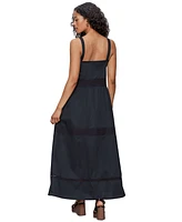 Sanctuary Women's Lucky You Sleeveless Lace-Inset Dress