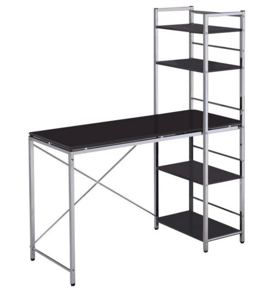 Sturdy Computer Desk with Metal Frame – Functional Workstation