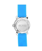 Bling Jewelry Time Teacher 3D Sports Wrist Watch Silicone Wristband