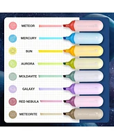 Writech Aesthetic Chisel Tip Highlighters 8CT