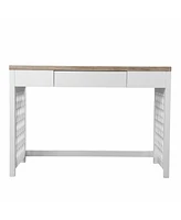 Wood Writing Desk with 3 Drawers – Functional & Elegant Design