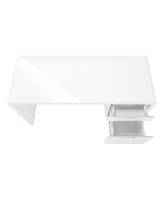 Home Office Computer Desk with Two Drawers for Extra Organization