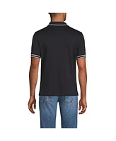 Lands' End Men's Short Sleeve Tipped Welt Pocket Supima Polo