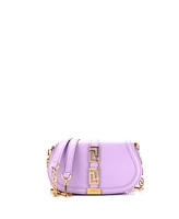 Pre-Owned Versace Medium Greca Goddess Shoulder Bag Leather