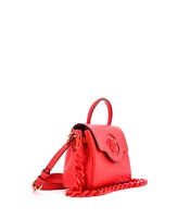 Pre-Owned Versace Small La Medusa Top Handle Bag Leather