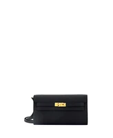 Pre-Owned Hermes Kelly To Go Wallet Epsom