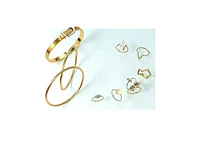 Bling Jewelry Minimalist Simple Midi Knuckle Thin 1MM Band Stackable Nautical Palm Tree Ring Gold Plated Sterling Silver