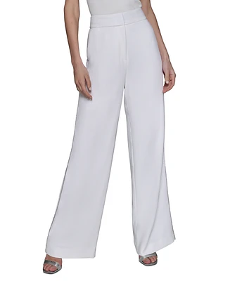 Karl Lagerfeld Paris Women's Embellished-Side-Seam Pants