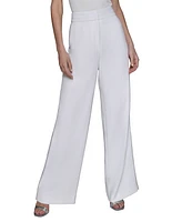 Karl Lagerfeld Paris Women's Embellished-Side-Seam Pants