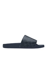 Coach Men's Denim Signature Canvas Slide
