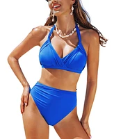 Cupshe Women's Snorkeling Bikini Set