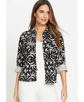 Olsen Women's Ornamental Print Jacket