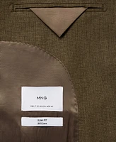 Mango Men's Linen Slim-Fit Amalfi Suit Blazer