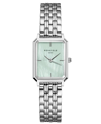 Rosefield Octagon Xs Women's Silver Tone Stainless Steel Bracelet Watch 24mm