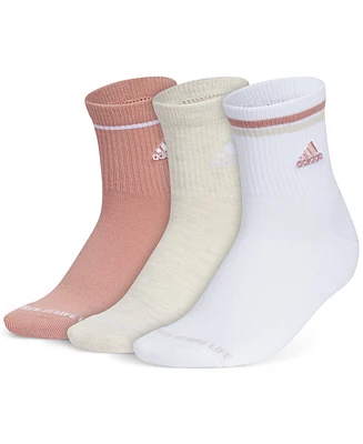adidas Women's 3-Pk. Cushioned Sport 2.0 High Quarter Socks 5159148A