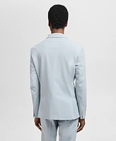 Mango Men's Stretch Fabric Super Slim-Fit Suit Blazer