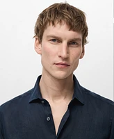 Mango Men's Linen Slim-Fit Shirt