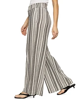 Sanctuary Women's Palm Cotton Wide-Leg Pull-On Pants