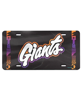 Wincraft San Francisco Giants 2025 City Connect Laser Cut Metallic acrylic License Plate