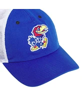 Adidas Men's Royal Kansas Jayhawks Mascot Slouch Trucker Adjustable Hat