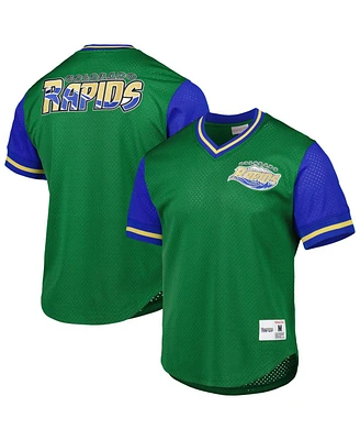 Mitchell & Ness Men's Green Colorado Rapids Mesh V-Neck T-Shirt