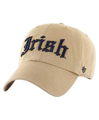 '47 Brand Men's Khaki Notre Dame Fighting Irish Vault Clean Up Adjustable Hat
