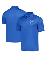 Fanatics Men's Blue Detroit Lions Polo Shirt
