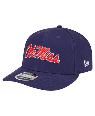 New Era Men's Navy Ole Miss Rebels Low Profile 9FIFTY Snapback Hat
