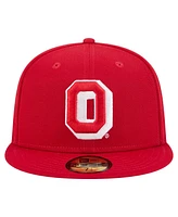 New Era Men's Scarlet Ohio State Buckeyes Vault 59FIFTY Fitted Hat