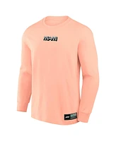 Formula 1 Men's Coral Miami Palms Chevron Long Sleeve T-Shirt