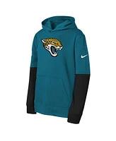 Nike Big Boys and Girls Teal Jacksonville Jaguars Club Pullover Hoodie