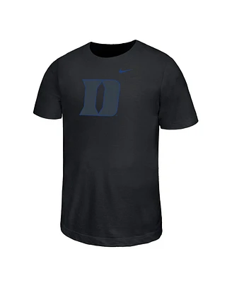 Nike Big Boys and Girls Black Duke Blue Devils Legend Color Pop Performance T-Shirt