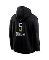 Nike Men's Paige Bueckers Black Dallas Wings 2025 Wnba Draft Rebel Edition Name Number Pullover Hoodie