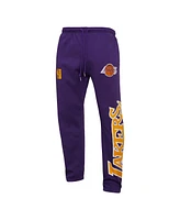 Mitchell & Ness Men's Purple Los Angeles Lakers Hardwood Classics Team Origins Pants