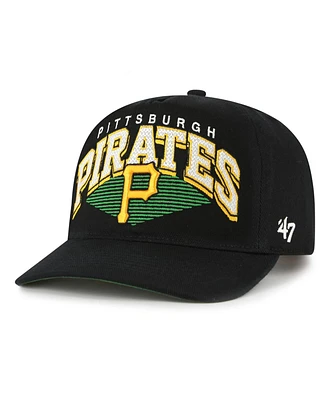 '47 Brand Men's Black Pittsburgh Pirates Pomona Hitch Adjustable Hat