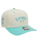 New Era Men's Tan Tottenham Hotspur Contrast Visor 9FIFTY Adjustable Hat