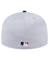 New Era Men's Gray/Black San Francisco Giants Satin 59FIFTY Fitted Hat