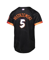 Nike Big Boys and Girls Outerstuff Mike Yastrzemski Anthracite San Francisco Giants 2025 City Connect Limited Jersey
